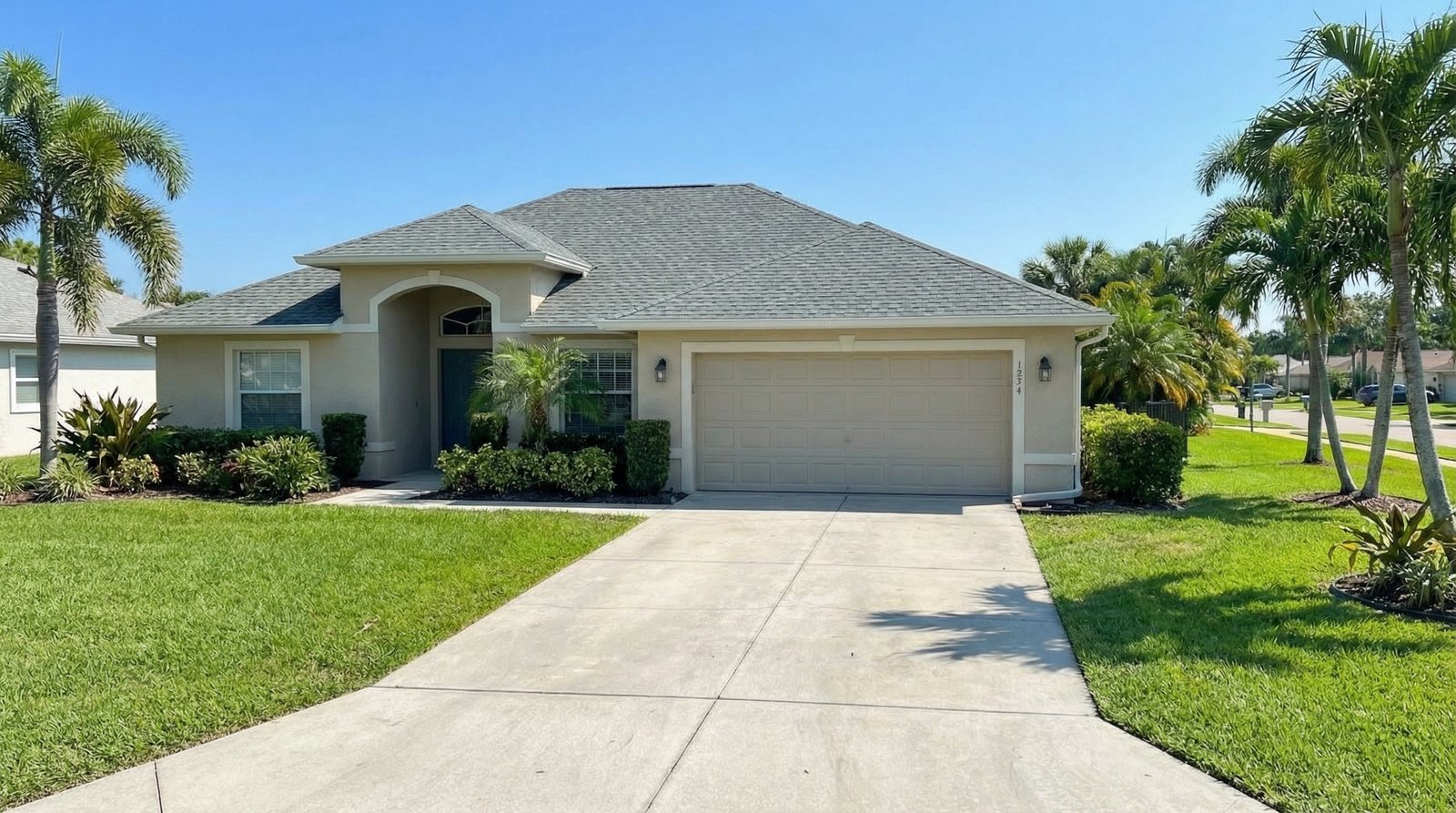 New shingle roof installation